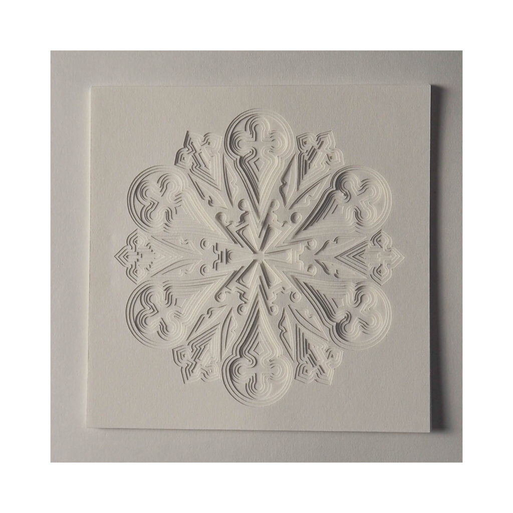 Gothic Papercut Sculpture