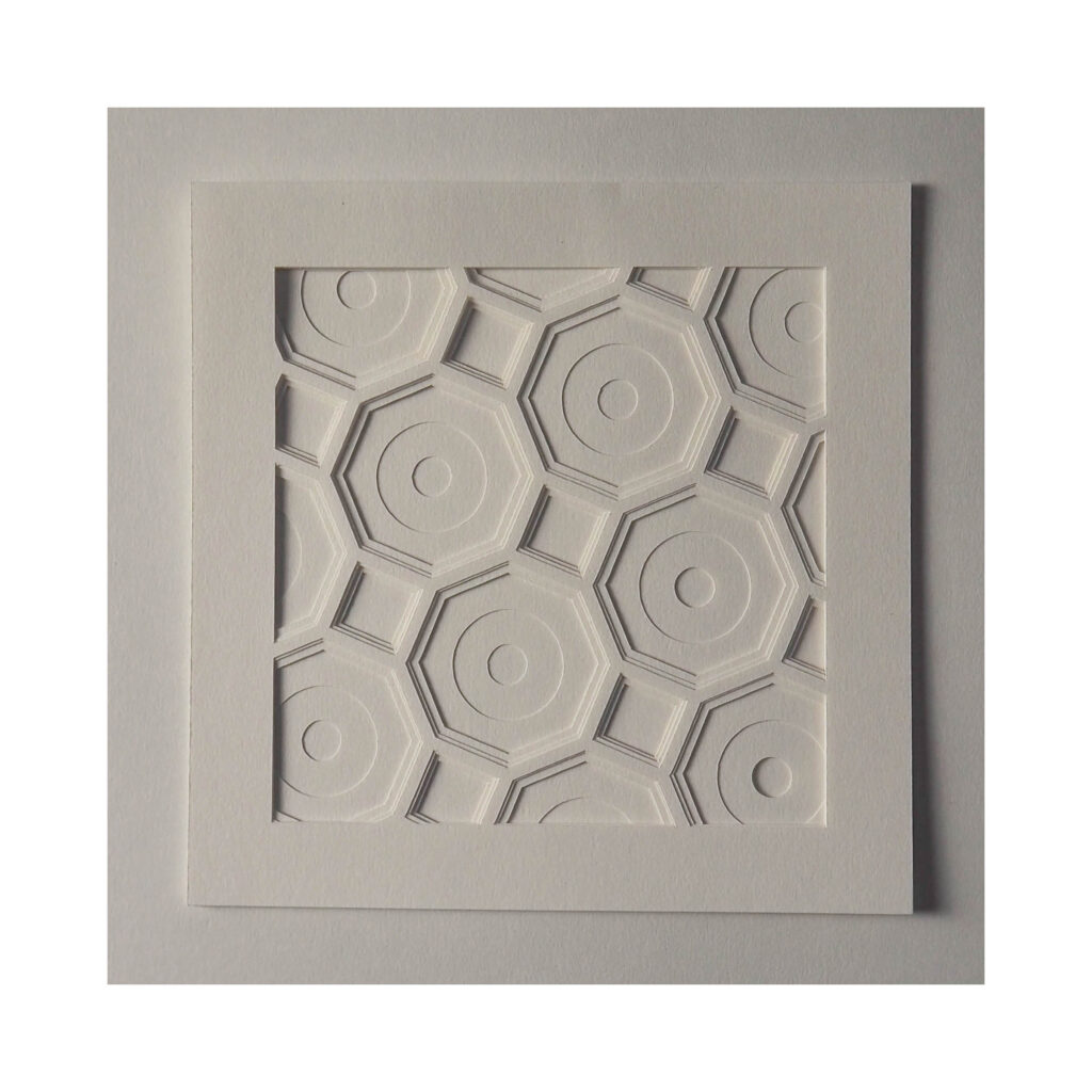 Octagon Papercut Sculpture